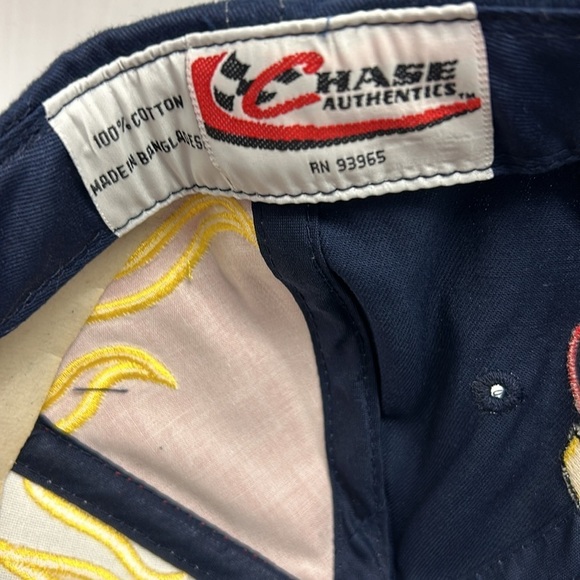 Dupont Motorsports Nascar Navy Blue Flames #24 Jeff Gordon Chase Authentic Hat - Picture 7 of 7